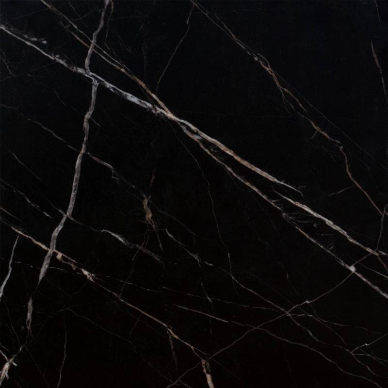 Panele winylowe SPC Calacatta Black 60x60 Marmur Czarny Kami