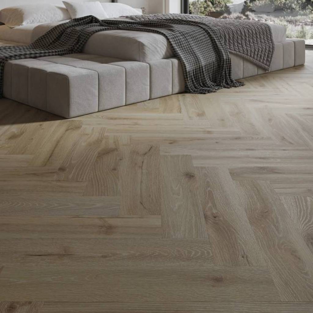 Panele winylowe SPC Jodełka Dąb Pustynny DP5000031 Klasa 34 5 mm, SW4HMX-FHLA1-DP5XXX-EDESF