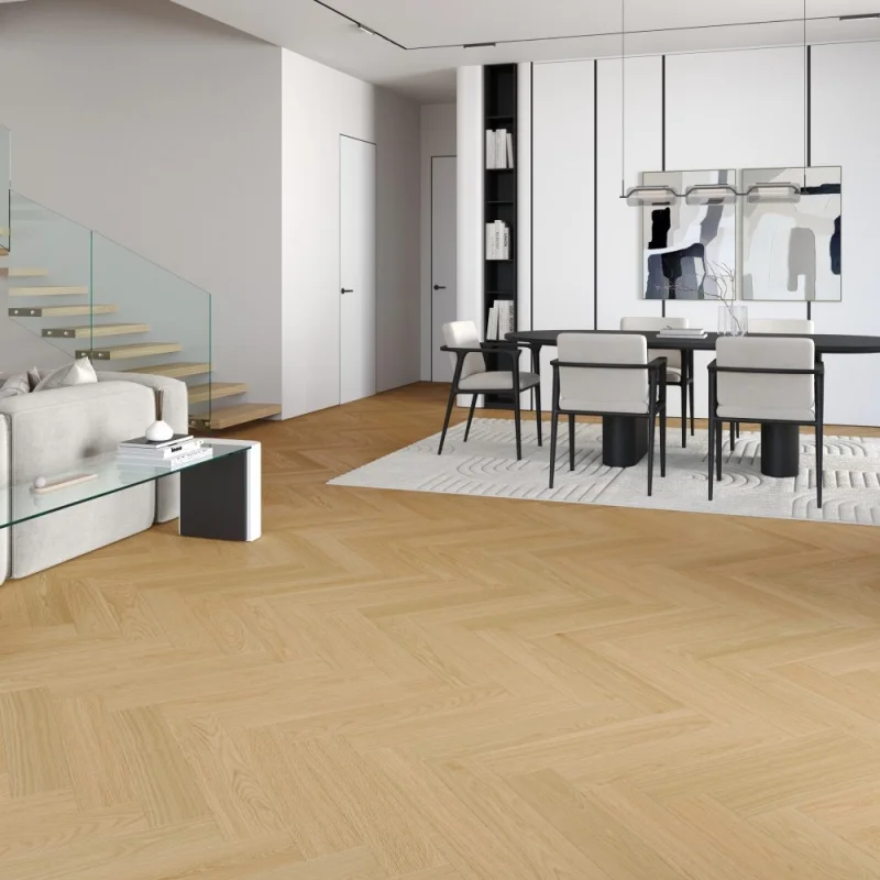 Panele winylowe SPC Jodełka Dąb Kremowy DP5000035 Klasa 34