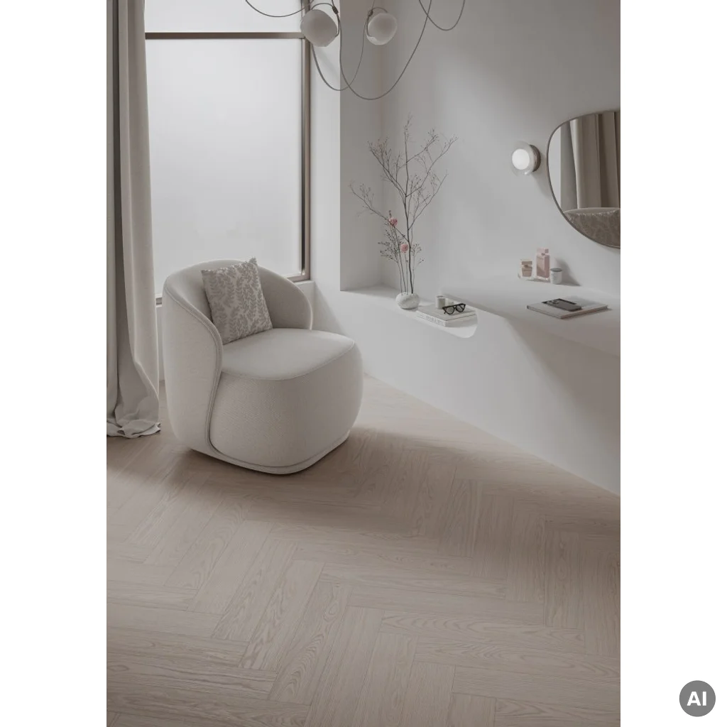 Panele winylowe SPC z podkładem Dąb Jedwabny Klasa 34 6 mm, SW4HMO-HHLA1-DP5XXX-ESILA