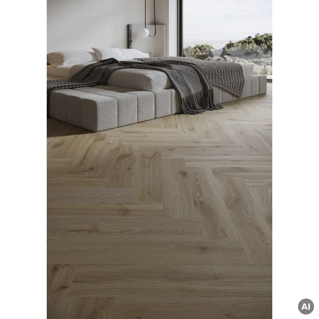Panele winylowe SPC z podkładem Dąb Pustynny Klasa 34 6 mm, SW4HMO-HHLA1-DP5XXX-EDESF