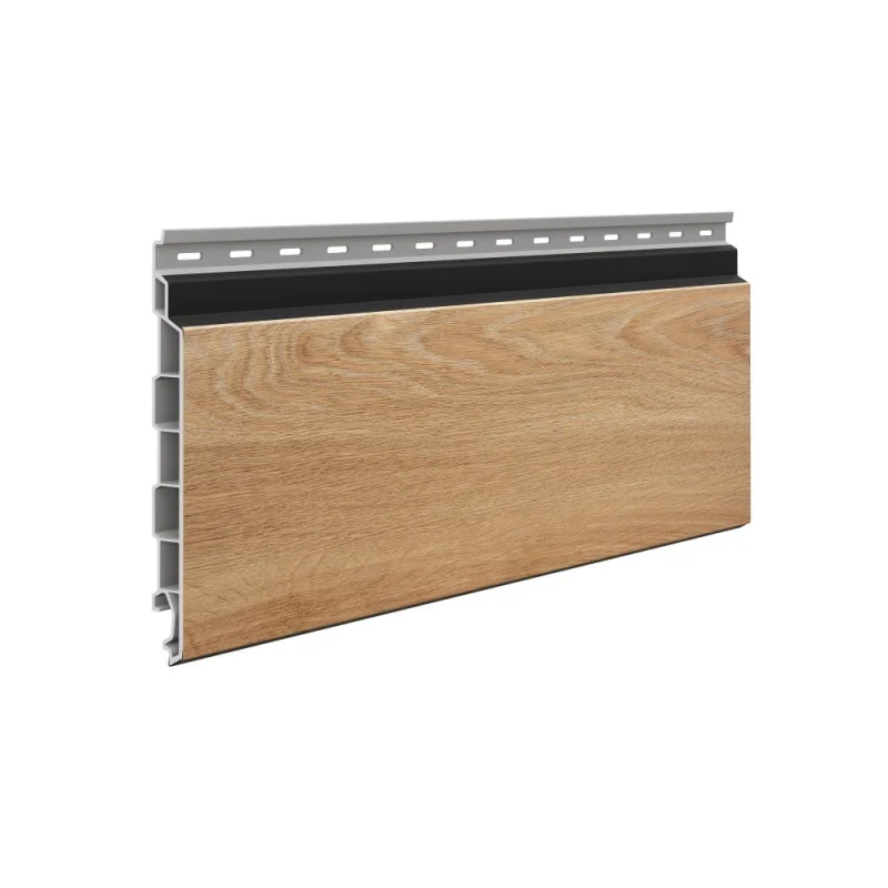 Panele elewacyjne fasadowe Solvo V-Black Dąb Naturalny 3030