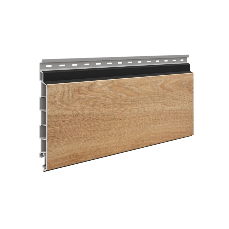Panele elewacyjne fasadowe Solvo V-Black Dąb Naturalny 3030
