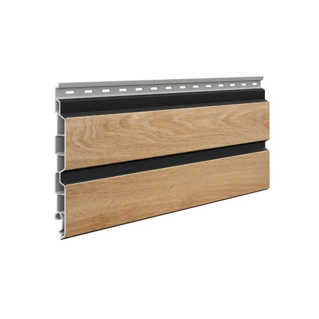 Panele elewacyjne fasadowe Solvo V-Black Dąb Naturalny 3031997 SO-02