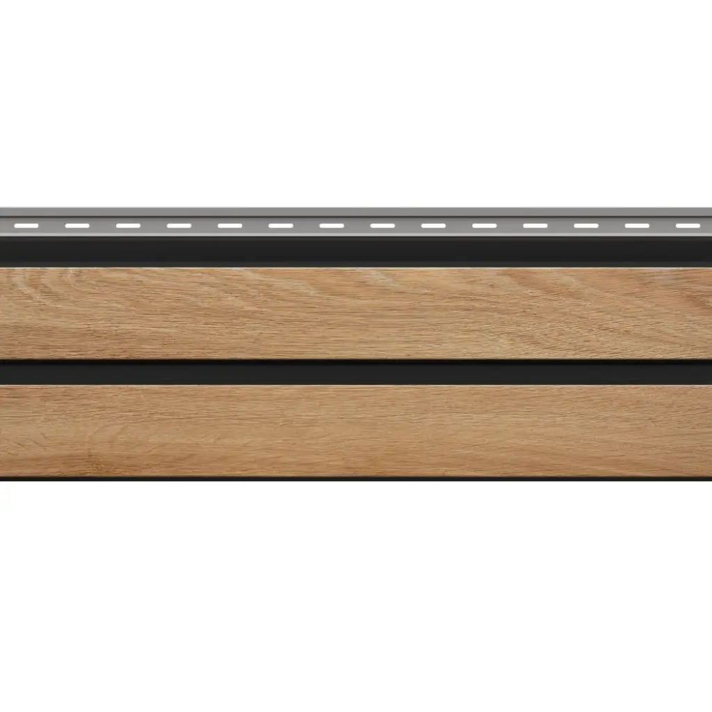 Panele elewacyjne fasadowe Solvo V-Black Dąb Naturalny 3031997 SO-02