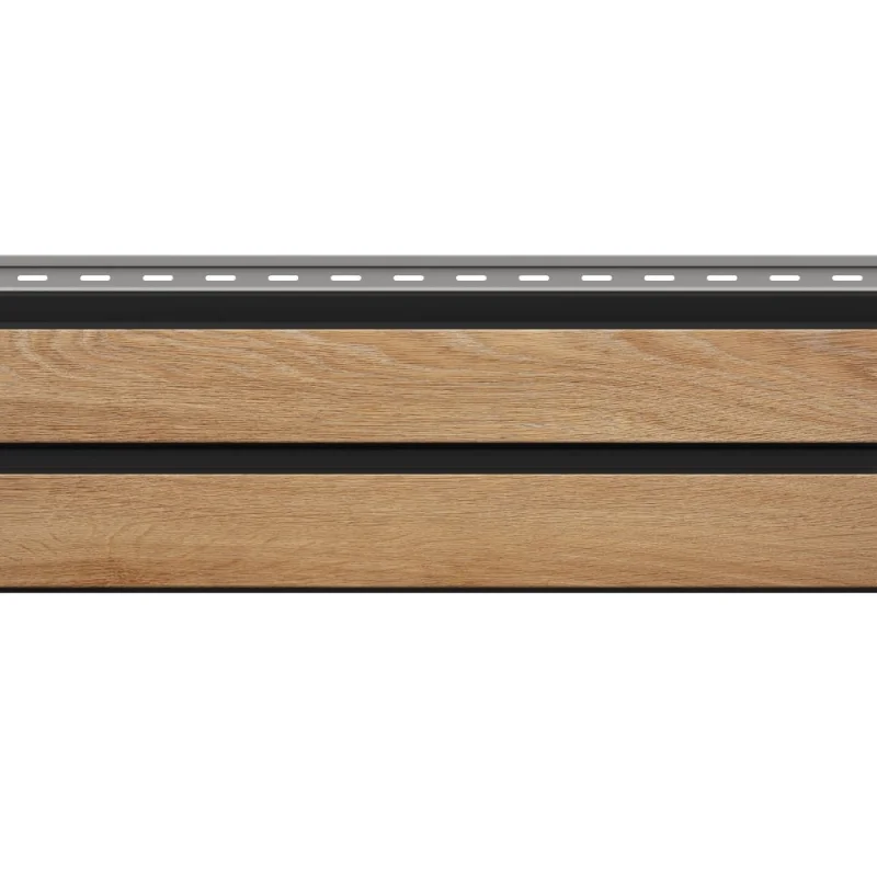 Panele elewacyjne fasadowe Solvo V-Black Dąb Naturalny 3031