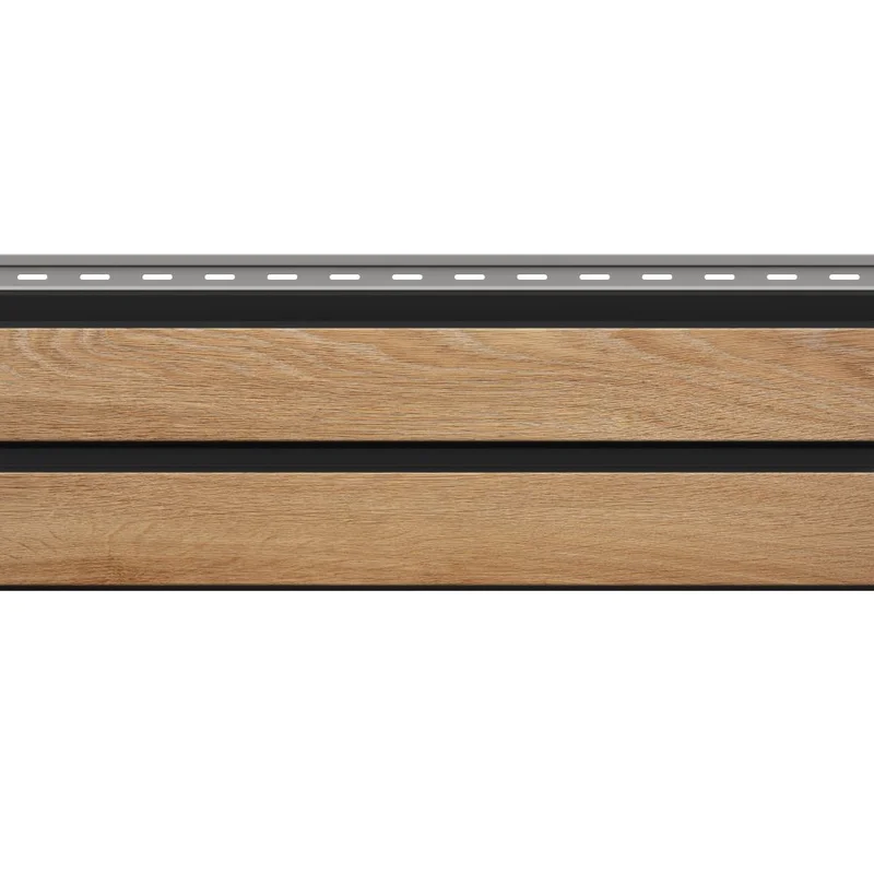 Panele elewacyjne fasadowe Solvo V-Black Dąb Naturalny 3031