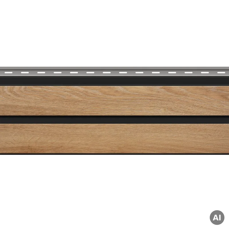 Panele elewacyjne fasadowe Solvo V-Black Dąb Naturalny 3031