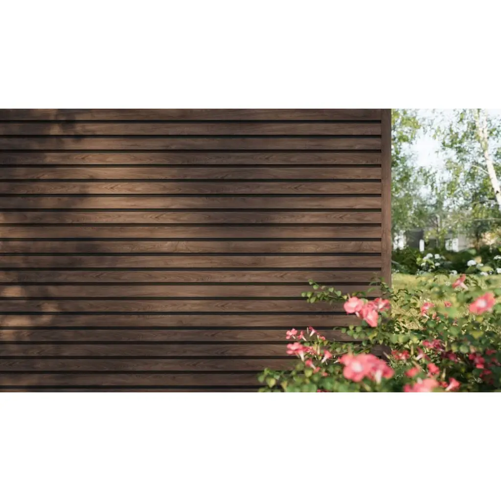 Panele elewacyjne fasadowe Solvo V-Black Dąb Czekoladowy 3031998 SO-02