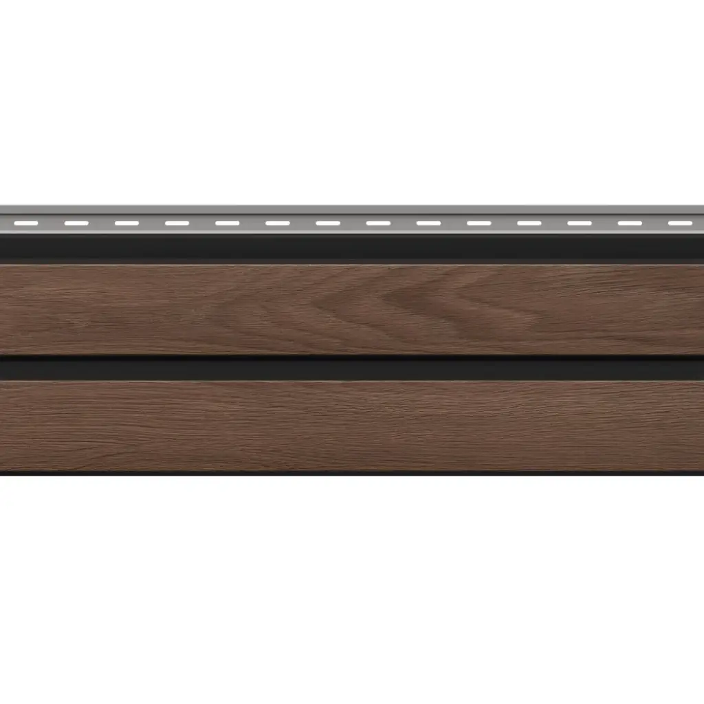 Panele elewacyjne fasadowe Solvo V-Black Dąb Czekoladowy 3031998 SO-02