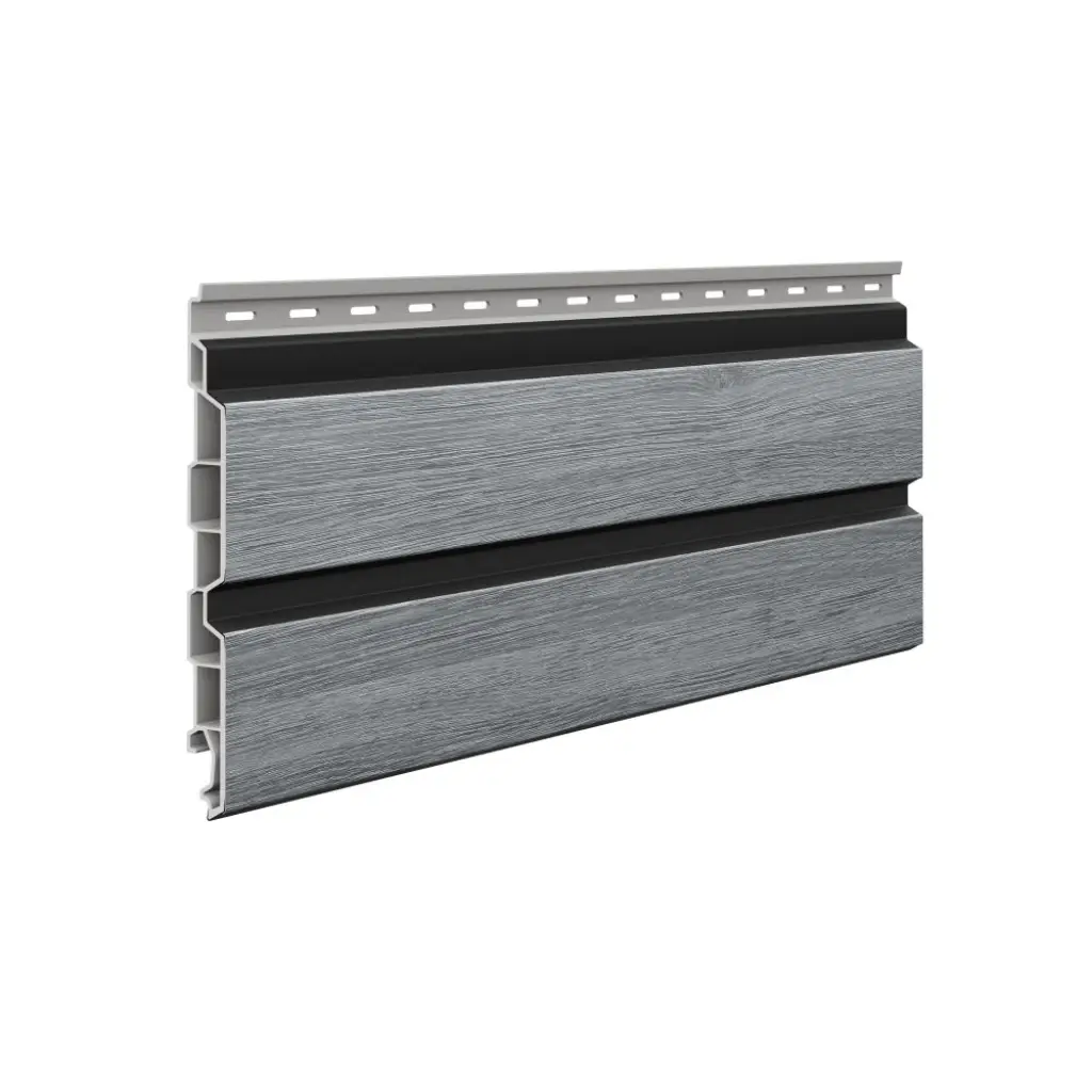 Panele elewacyjne fasadowe Solvo V-Black Dąb Szary 3031999 SO-02