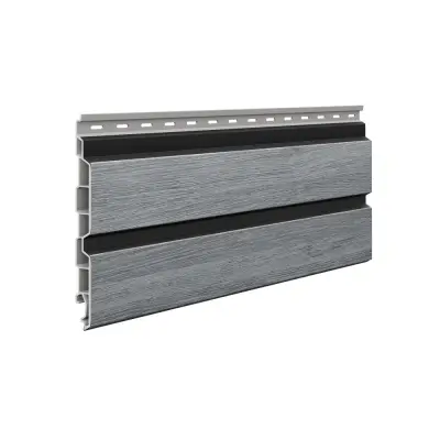 Panele elewacyjne fasadowe Solvo V-Black Dąb Szary 3031999 SO-02