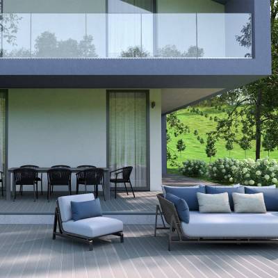 Deska tarasowa dwustronna Toskania Eucalipto 3,0m 25 mm, BI7A03