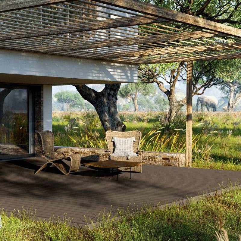 Deska tarasowa dwustronna Safari Heban 3,0m 25 mm, BA7A01 - 