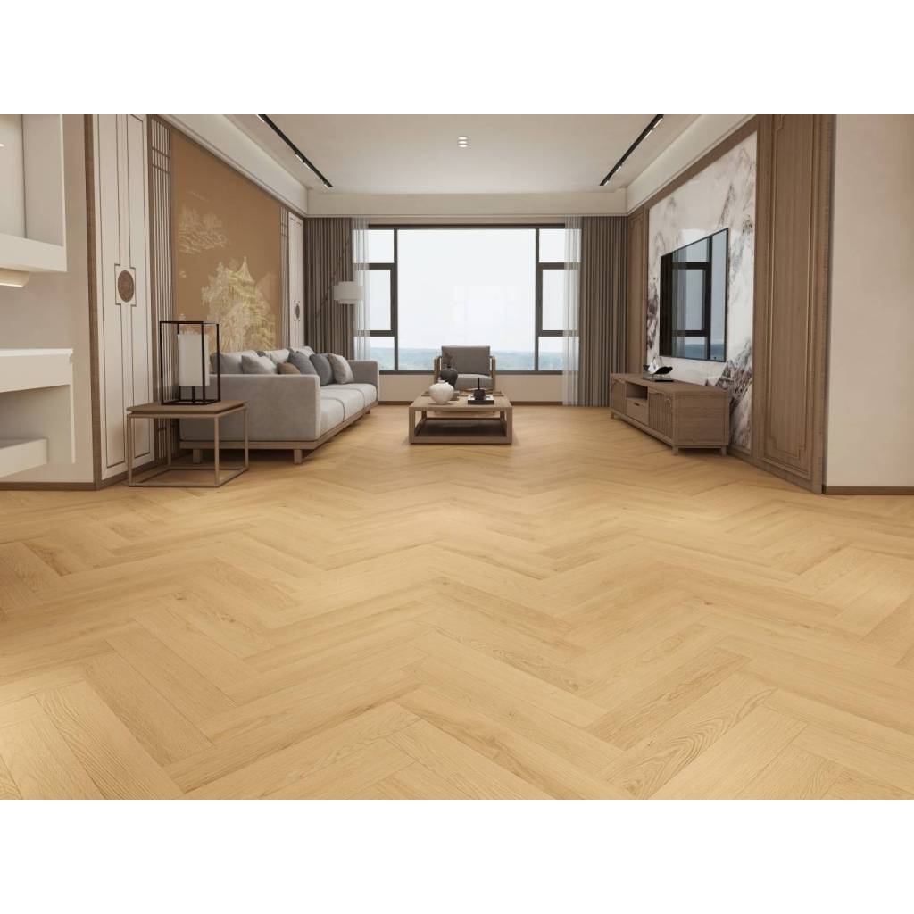 Panele winylowe SPC ze zintegrowanym podkładem Jodełka Euphoria PAN000351 Klasa 34 6 mm