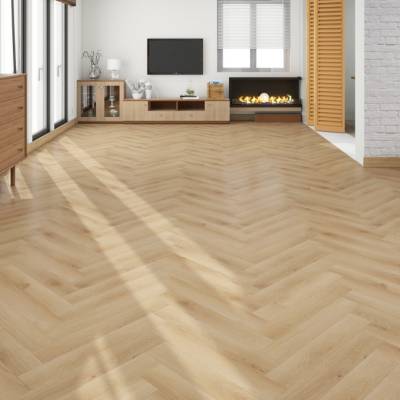 Panele winylowe SPC ze zintegrowanym podkładem Jodełka Iconic PAN000370 Klasa 34 6 mm