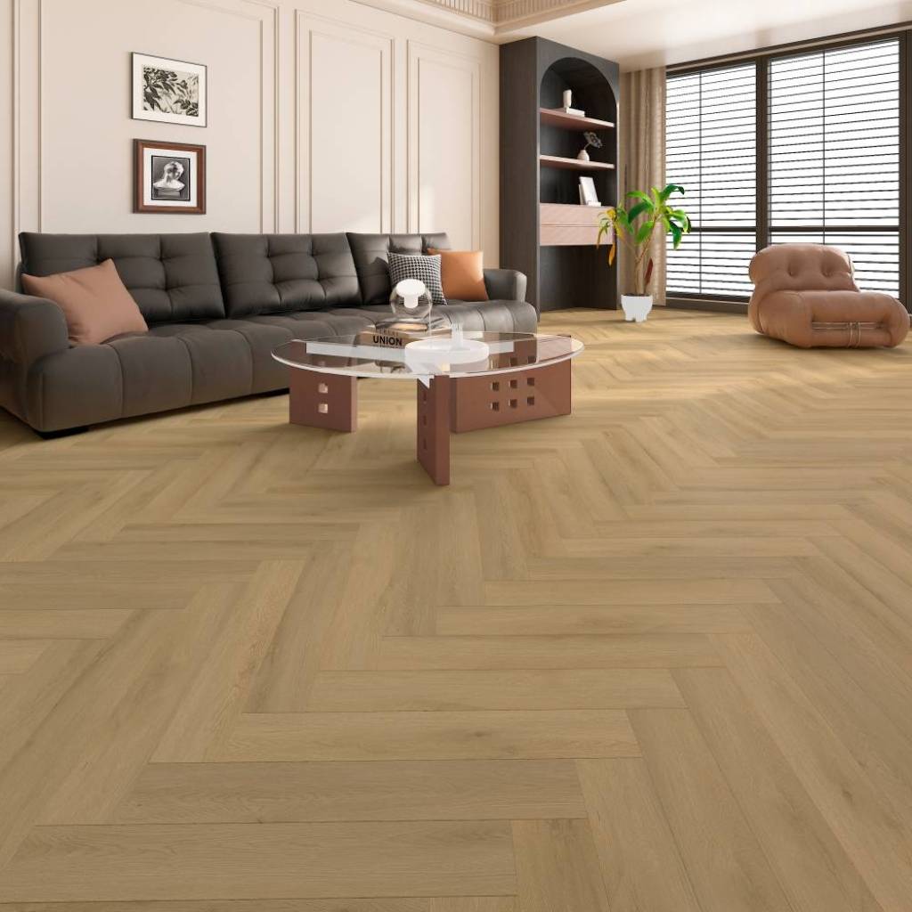 Panele winylowe SPC ze zintegrowanym podkładem Jodełka Vibrance PAN000353 Klasa 34 6 mm