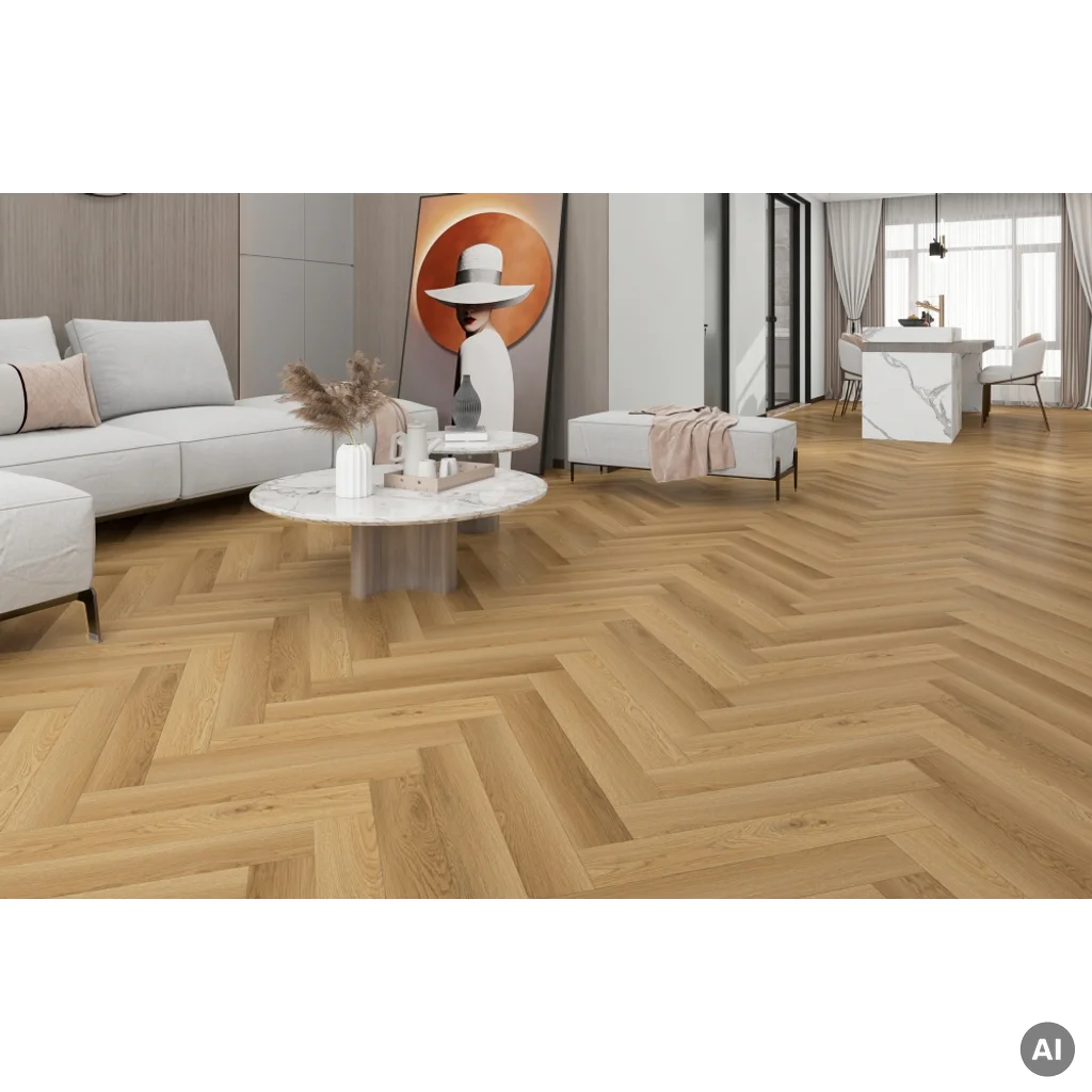Panele winylowe SPC z podkładem Jodełka Vogue Klasa 34 6 mm, PAN000365