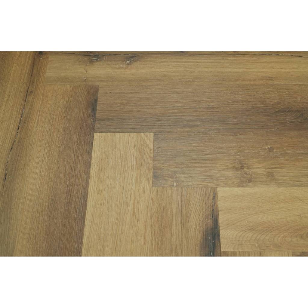 Panele winylowe SPC ze zintegrowanym podkładem Jodełka Delux PAN000367  Klasa 34 6 mm