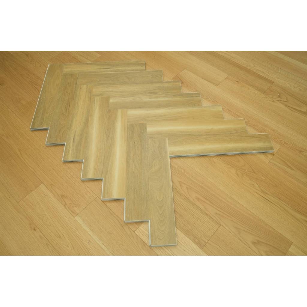 Panele winylowe SPC ze zintegrowanym podkładem Jodełka Classique PAN000369 Klasa 34 6 mm