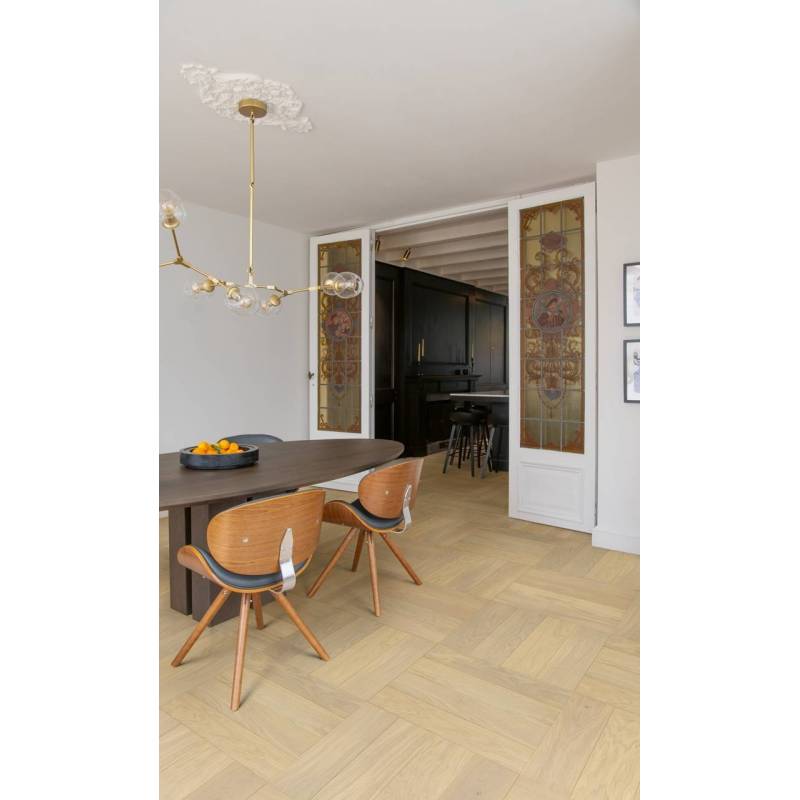 QUICK-STEP Jodełka Dąb Creamy Extra Matt DIS4856S 13.5 mm,