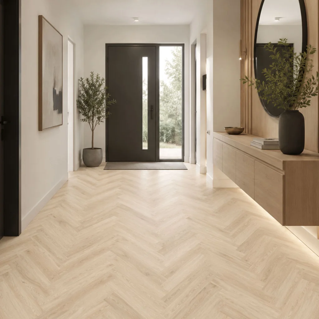 Panele winylowe SPC LVT Jodełka Dąb Harlow CA158 Klasa 33 5 mm TAK