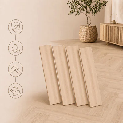 Panele winylowe SPC LVT Jodełka Dąb Harlow CA158 Klasa 33 5 mm TAK