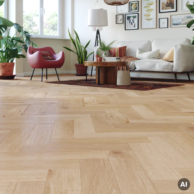 Panele winylowe SPC LVT Jodełka Dąb Wembley Klasa 33 5 mm 