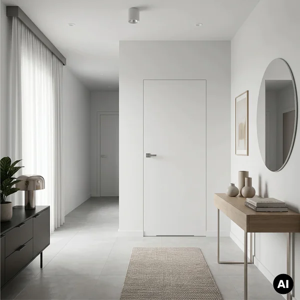Drzwi Sara Eco 2 bezprzylgowe ukryte prawe WC 80 cm, 5901316