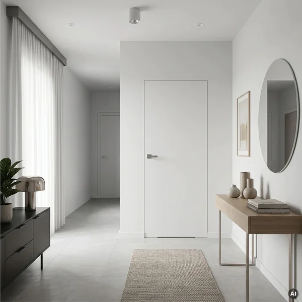Drzwi Sara Eco 2 bezprzylgowe ukryte prawe WC 80 cm, 5901316