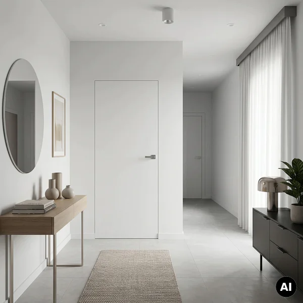 Drzwi Sara Eco 2 bezprzylgowe ukryte lewe 80 cm plaster miod