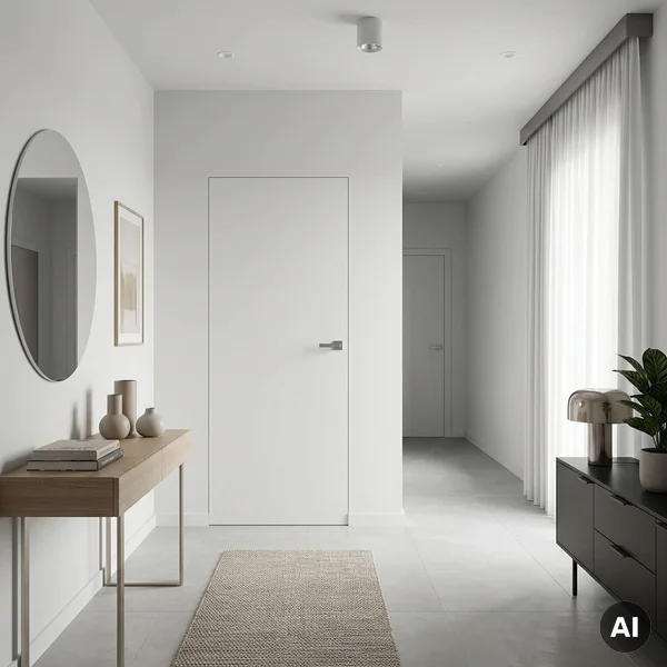 Drzwi Sara Eco 2 bezprzylgowe ukryte lewe 80 cm plaster miod