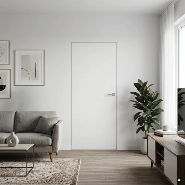 Drzwi Sara Eco 2 bezprzylgowe ukryte lewe 80 cm plaster miod