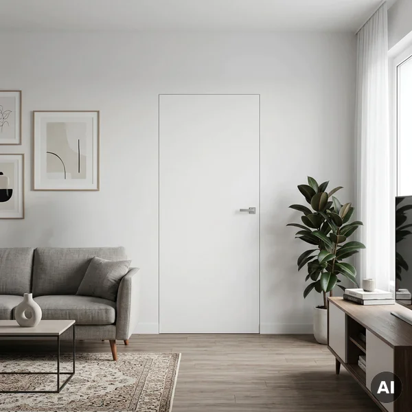 Drzwi Sara Eco 2 bezprzylgowe ukryte lewe 80 cm plaster miod