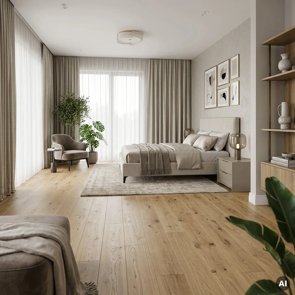 Podłoga drewniana Deska Rustikal Bezbarwny 14 mm, 5905745601619