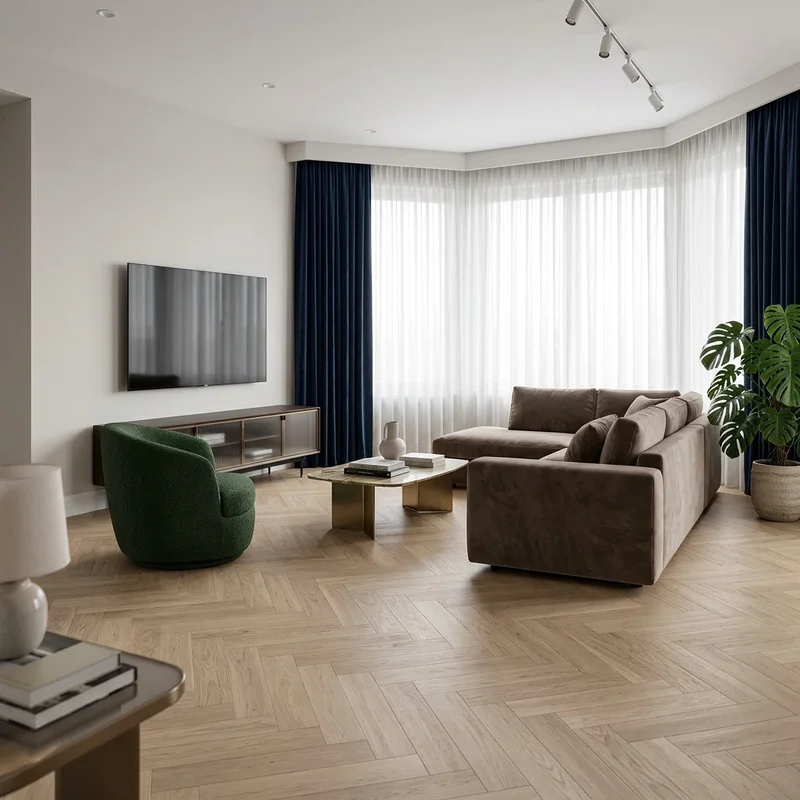 Podłoga drewniana Jodełka angielska 3W Select Raw Wood 14 
