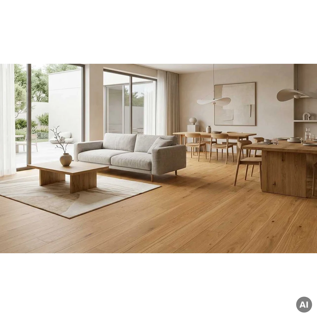 Podłoga drewniana Dąb Naturalny Calm 10.3 mm TAK, 78613