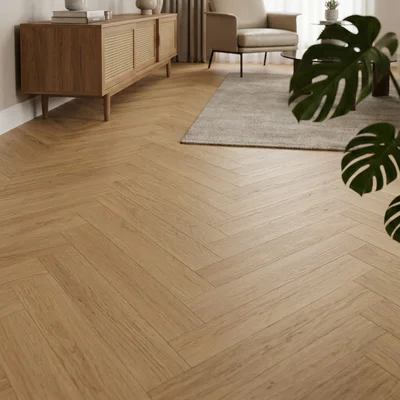 Panele winylowe SPC ze zintegrowanym podkładem Jodełka Charm Klasa 34 6 mm, PAN000359
