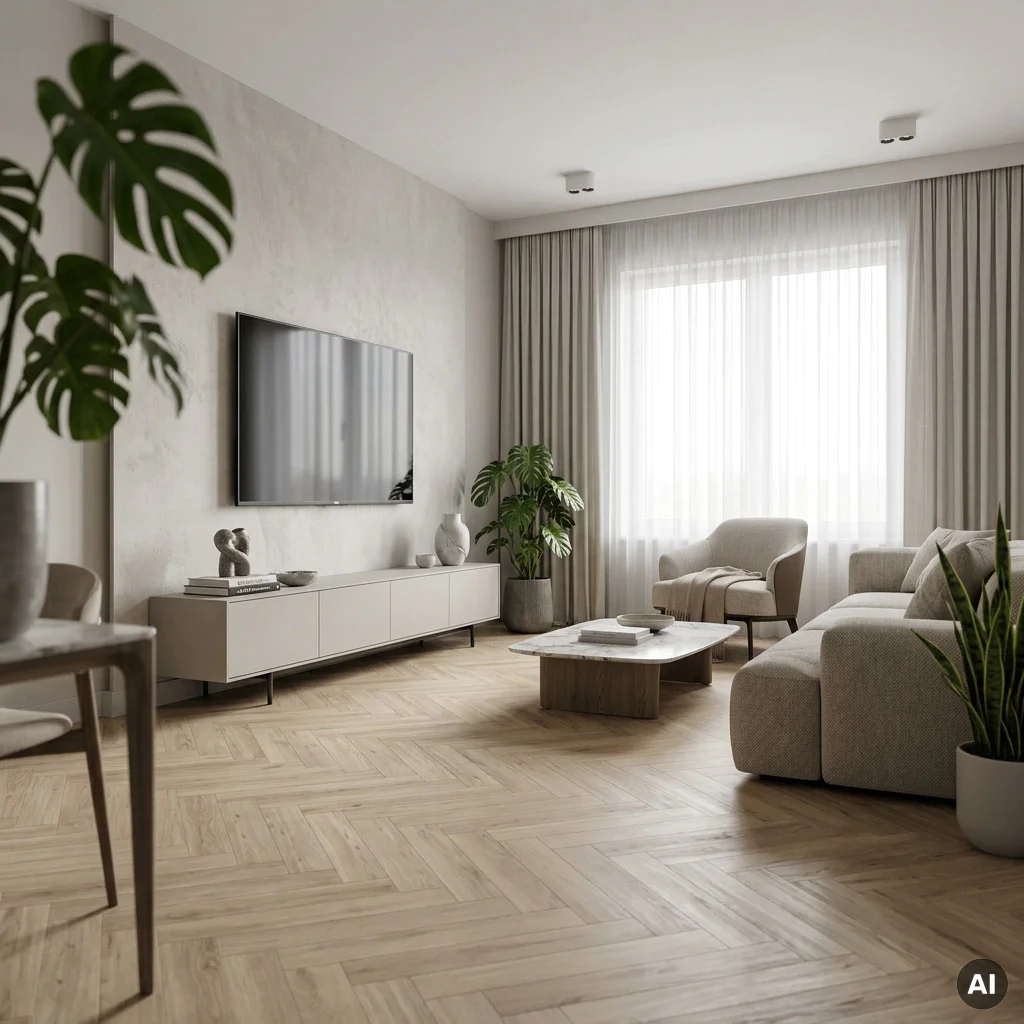 Panele winylowe SPC z podkładem Jodełka Harmony Klasa 34 6 mm, PAN000357
