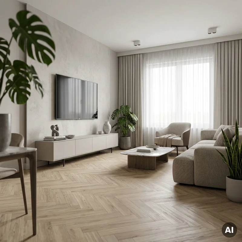 Panele winylowe SPC z podkładem Jodełka Harmony Klasa 34 6