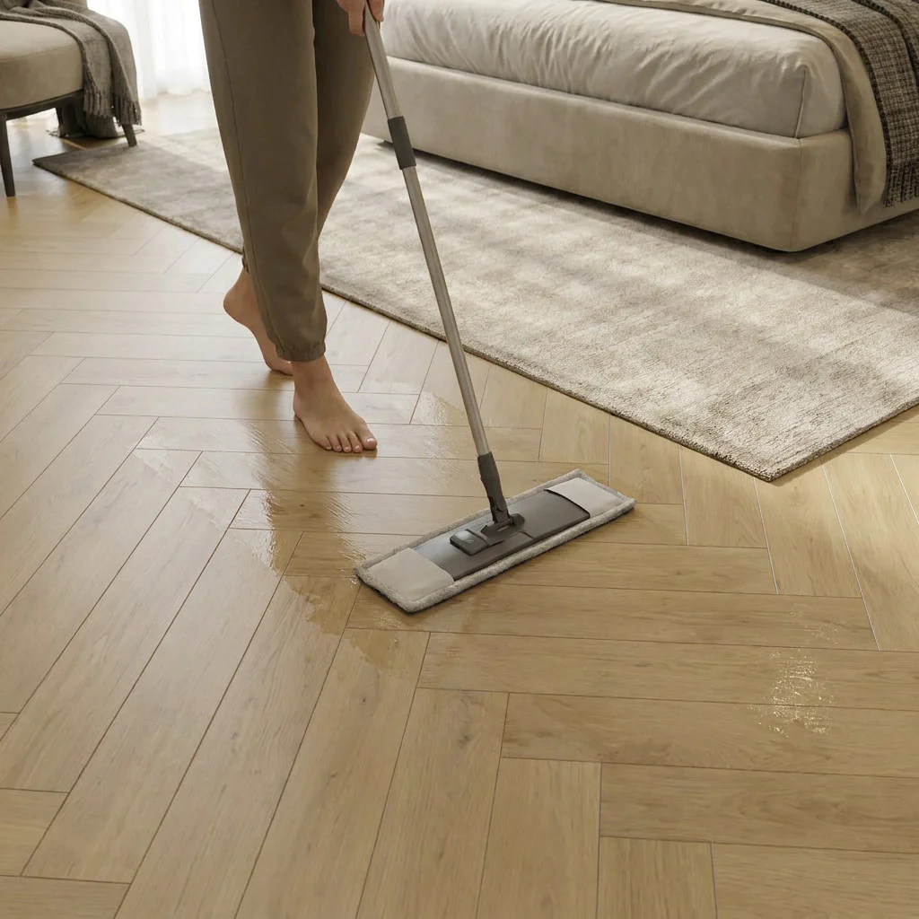 Panele winylowe SPC ze zintegrowanym podkładem Jodełka Vibrance Klasa 34 6 mm, PAN000353