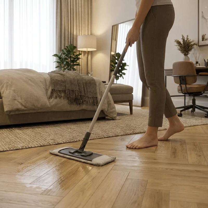 Panele winylowe SPC ze zintegrowanym podkładem Jodełka Vog