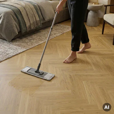 Panele winylowe SPC z podkładem Jodełka Classique Klasa 34 6 mm, PAN000369