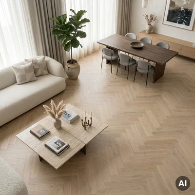Podłoga drewniana Jodełka Jesion Kaszmir Lively 9.3 mm TAK, 78459