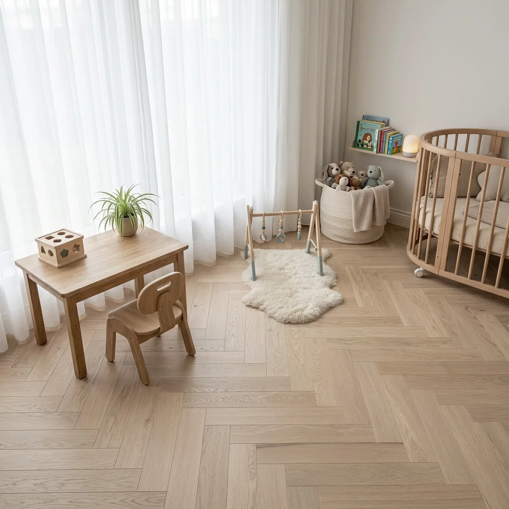 Podłoga drewniana Jodełka Jesion Kaschmir Lively Jodła Kaszmir 78459 9.3 mm TAK