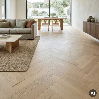 Podłoga drewniana Jodełka Jesion Kaszmir Lively 9.3 mm TAK, 78459