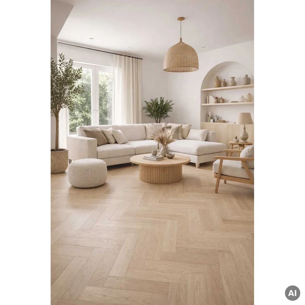 Podłoga drewniana Jodełka Jesion Kaszmir Lively 9.3 mm TAK, 78459