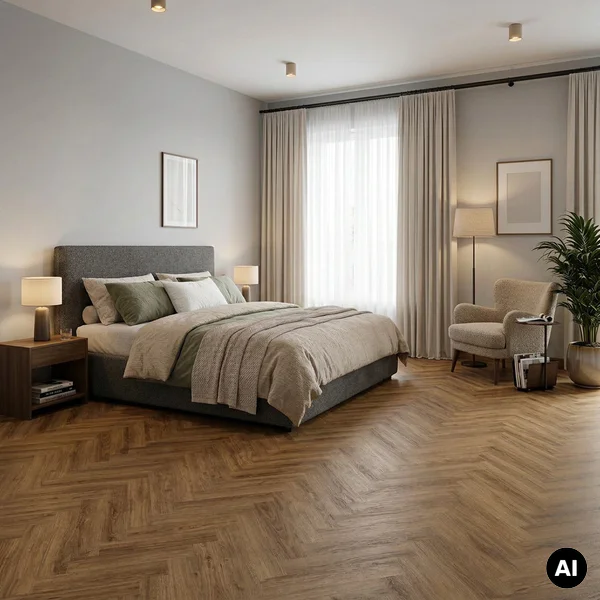 Panele winylowe Jodełka Terra Oak 83853 Klasa 33 6 mm, 4001