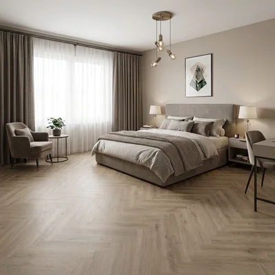 Panele winylowe Jodełka Selce Oak 53256 Klasa 33 6 mm, 400108718