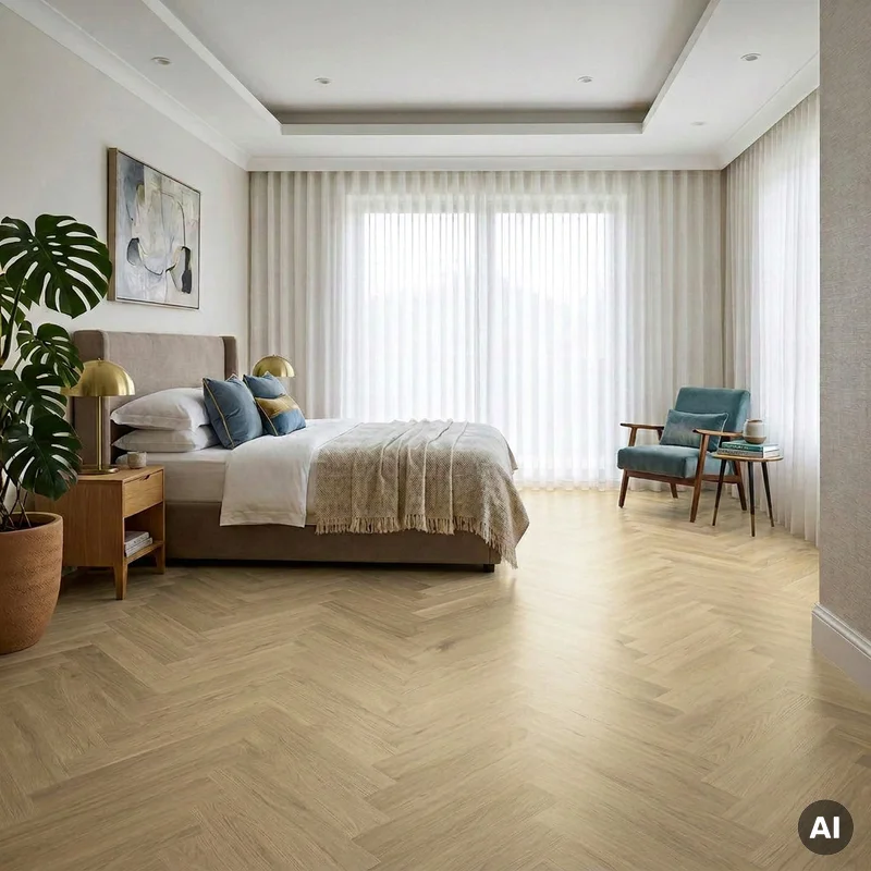 Panele winylowe Jodełka Avena Oak 85266 Klasa 33 6 mm, 4001